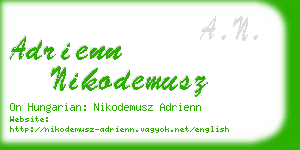 adrienn nikodemusz business card